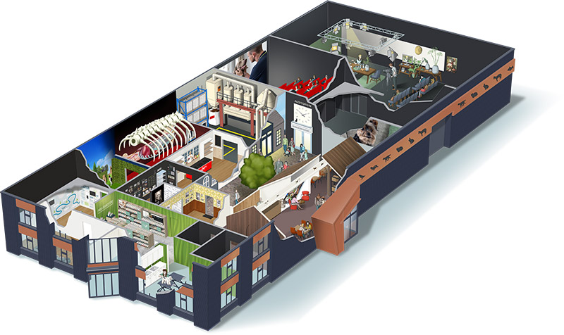 PRINS Petfoods Experience Center - 3D overview